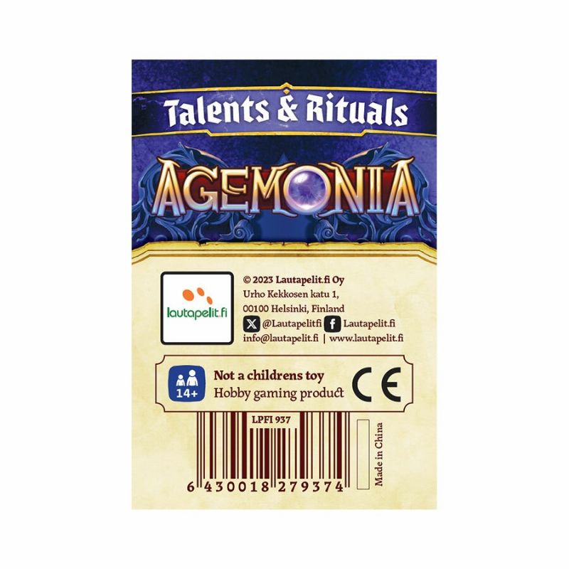 Agemonia Talents and Rituals pack